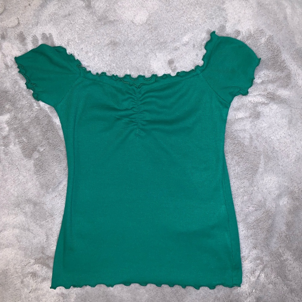 Hollister Fitted off the shoulder top